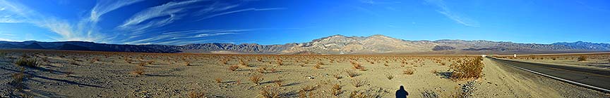 Panorama from the junction of the Panamint Valley Road and State Route 190, November 16, 2014